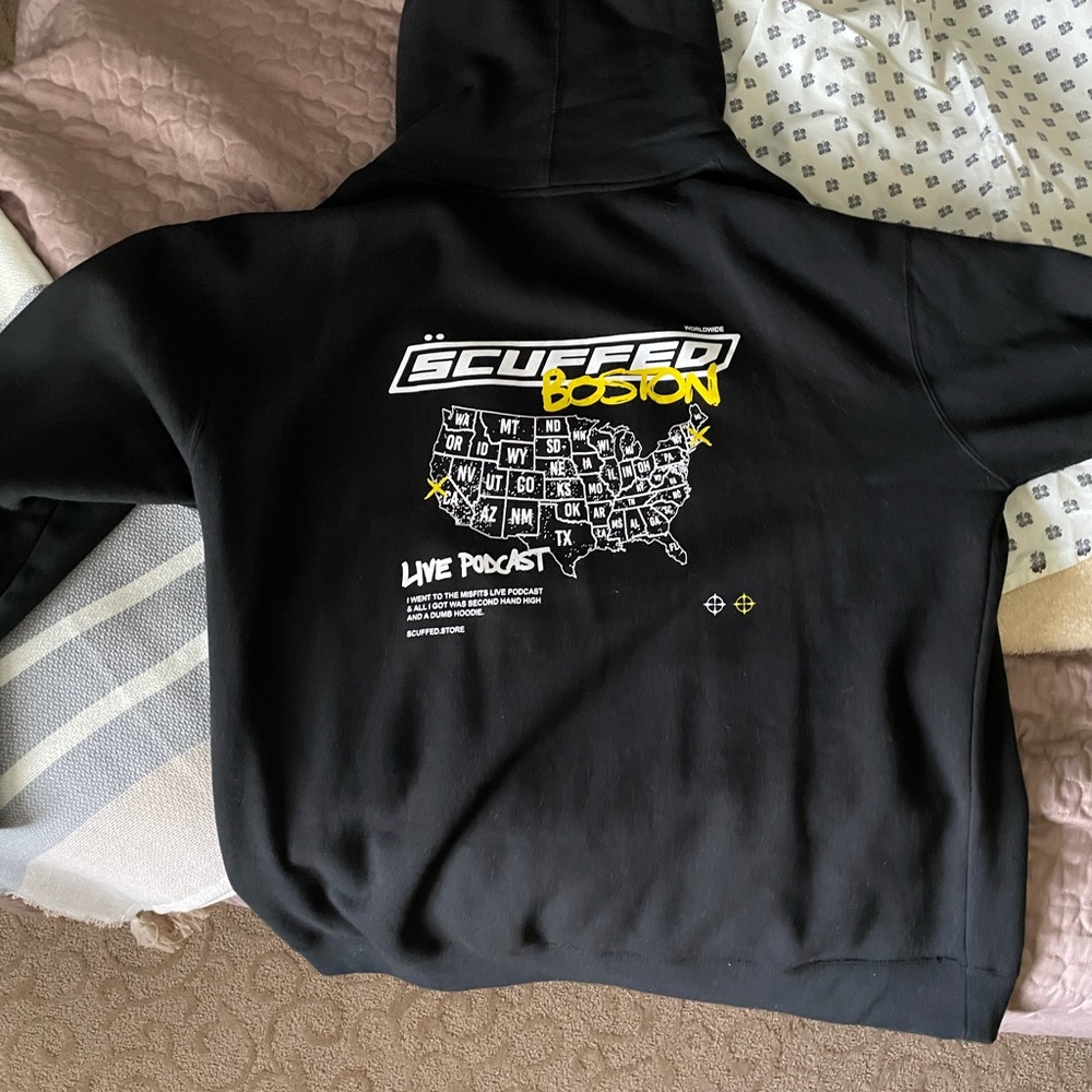 Scuffed Boston hoodie